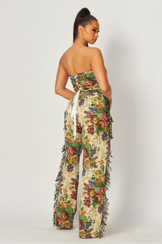 Flower Bomb Floral Tube Top